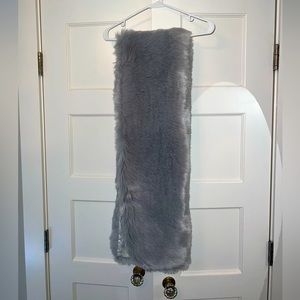 Faux fur shawl